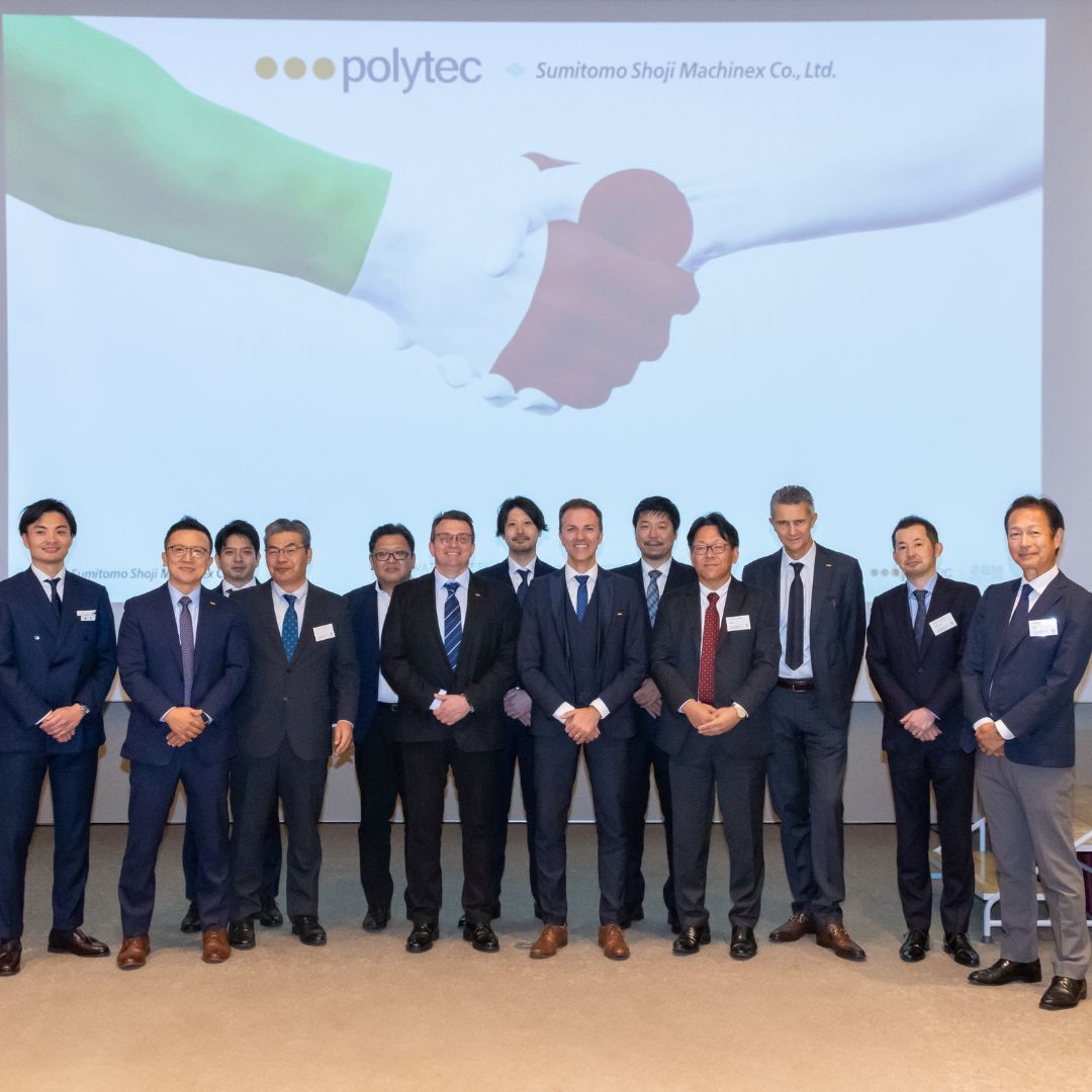 Strong engagement at Osaka event by Polytec and Sumitomo Shoji Machinex Co. Ltd.