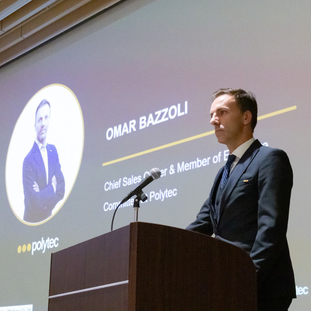 Strong engagement at Osaka event by Polytec and Sumitomo Shoji Machinex Co. Ltd.